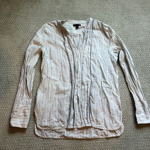 J. Crew Striped Casual Shirt Size 8